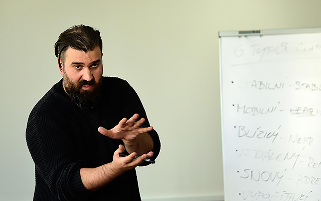 herecká dílna festivalu Modrý kocour 2018